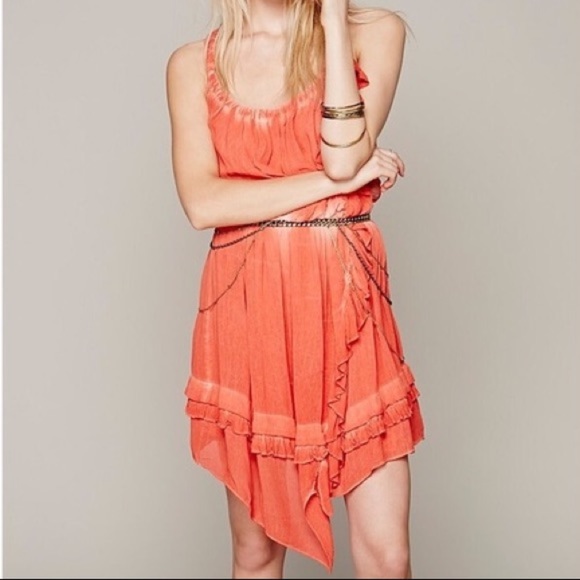 ✨Host Pick✨ Free People Aphrodite Tie Dye Asymmetrical Dress Size Small - Picture 1 of 14